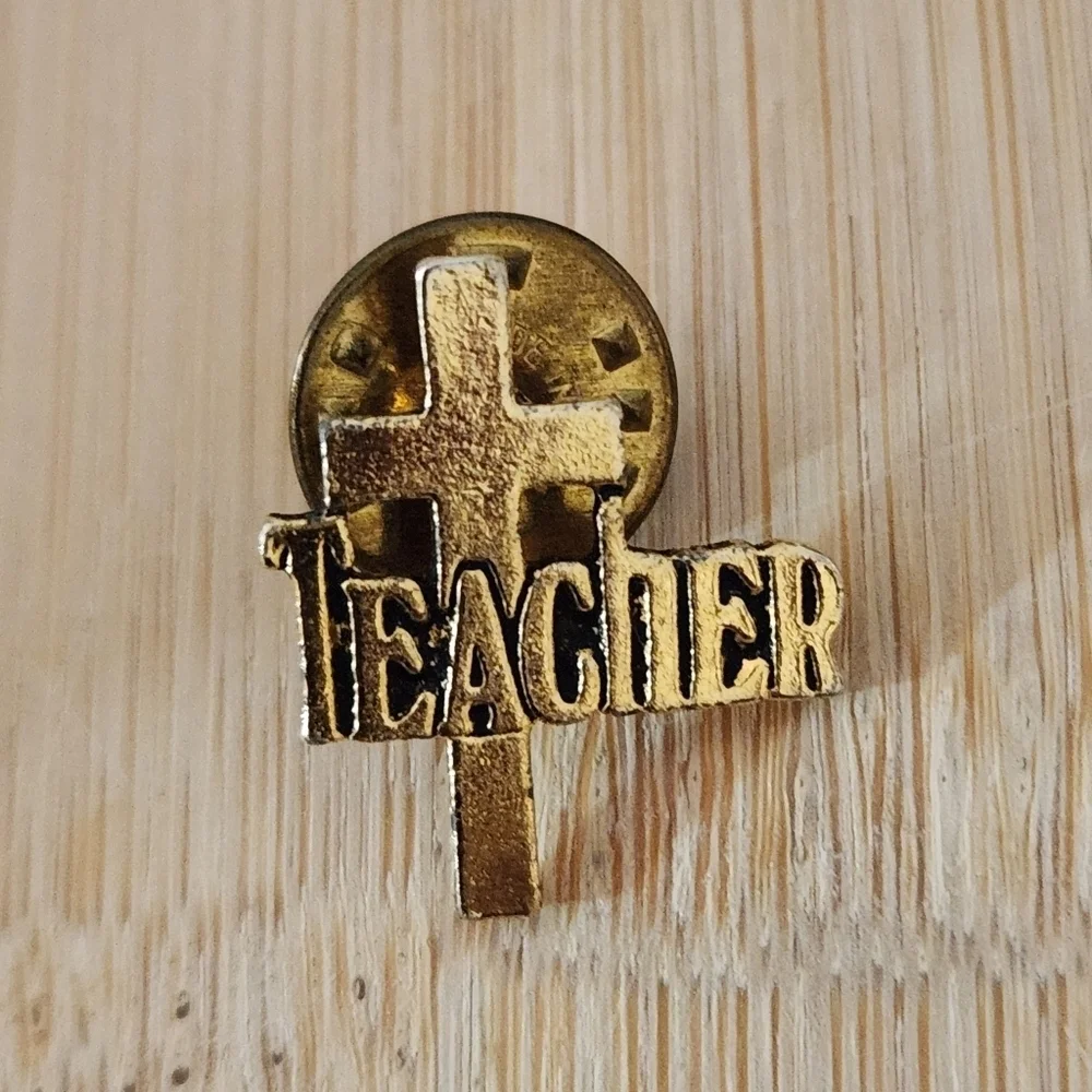 Lot of Teacher Lapel Pins Brooches Jewelry Accessories Teacher Appreciation Red